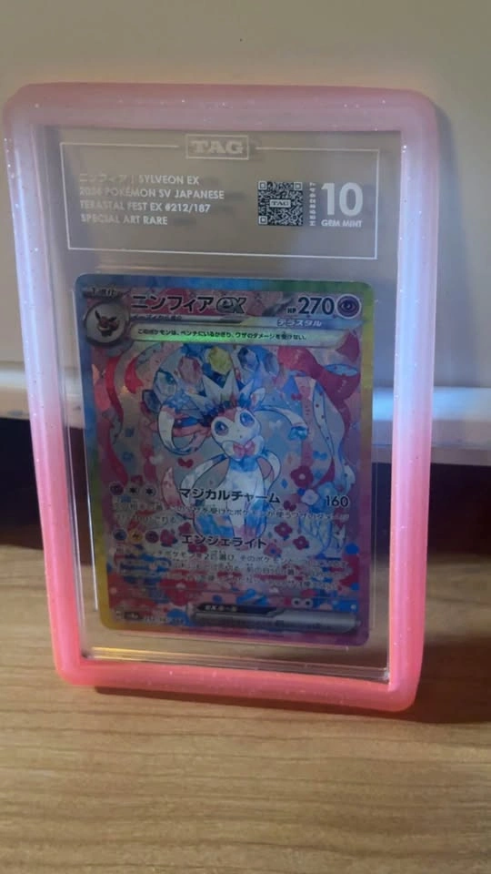 Sylveon EX Pokemon Scarlet & Violet Japanese TAG 10 Gem Mint #21