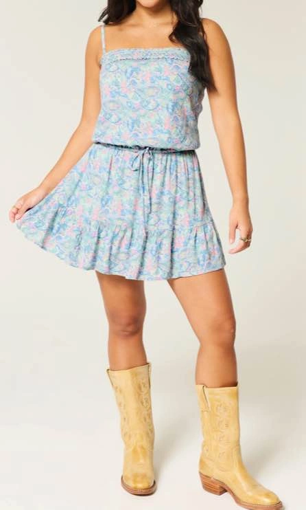 Hollister Strapless Drawstring Blouson Mini Dress - New - photo 4