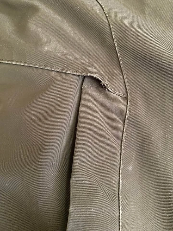 Guess Olive Green Hooded Parka Jacket Size L - photo 4