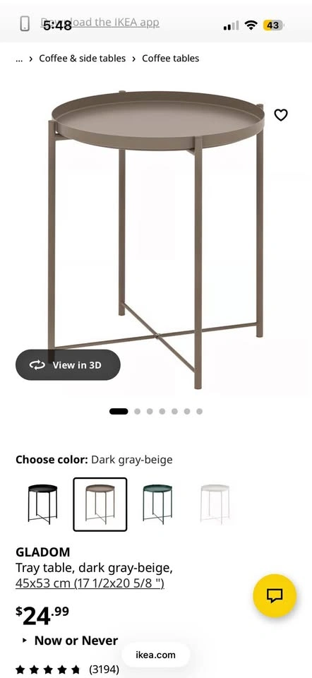 IKEA Tray table (I have 2)