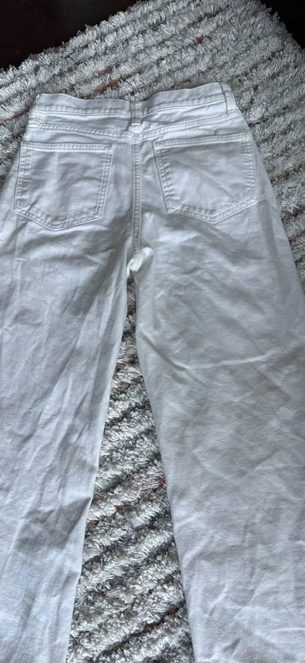 White Wide Leg Jeans - Size 0 - 2 - photo 5