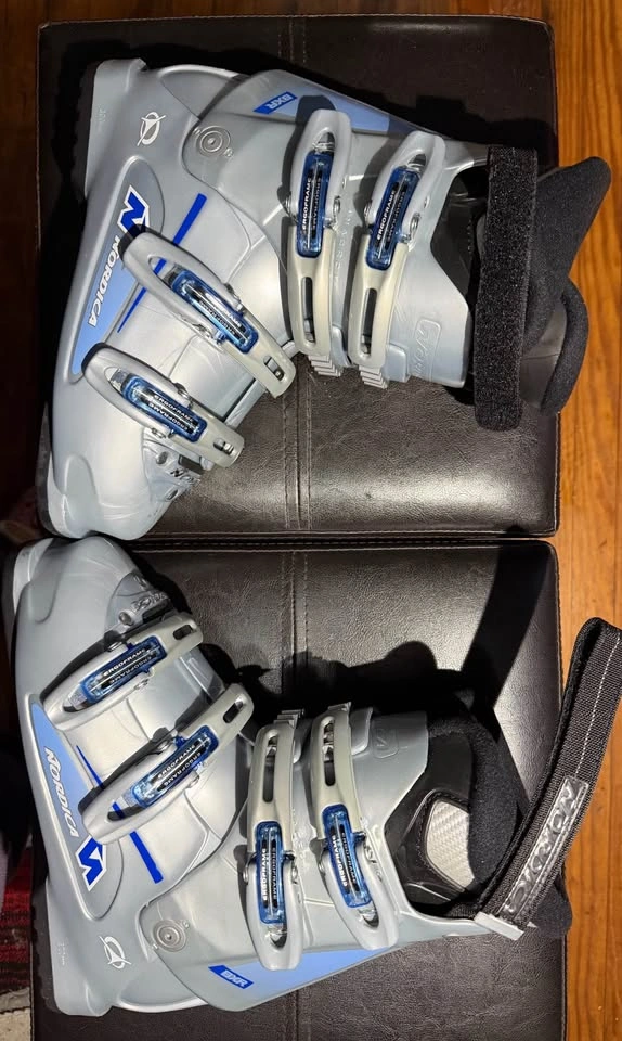Nordica BXR Ski Boots - Silver Blue - photo 2