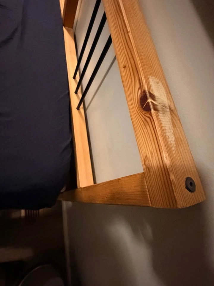 Double/Full Wooden Bed Frame - Ikea - photo 3