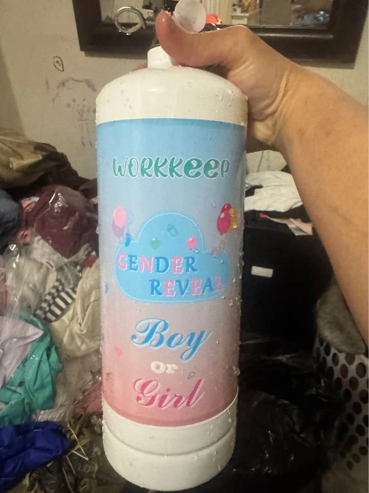 Giant Gender Reveal Color Fire Extinguisher - Blue - photo 2