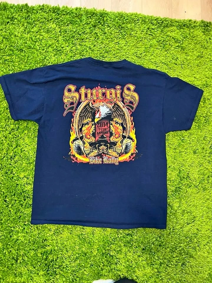 2014 Sturgis Bike Rally Eagle Skull T-Shirt