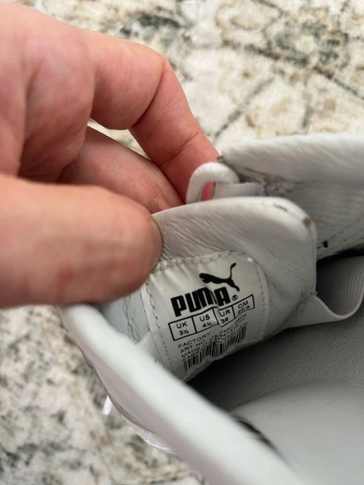 Puma Mostro Leather Low-Top Sneakers White/Black - photo 5