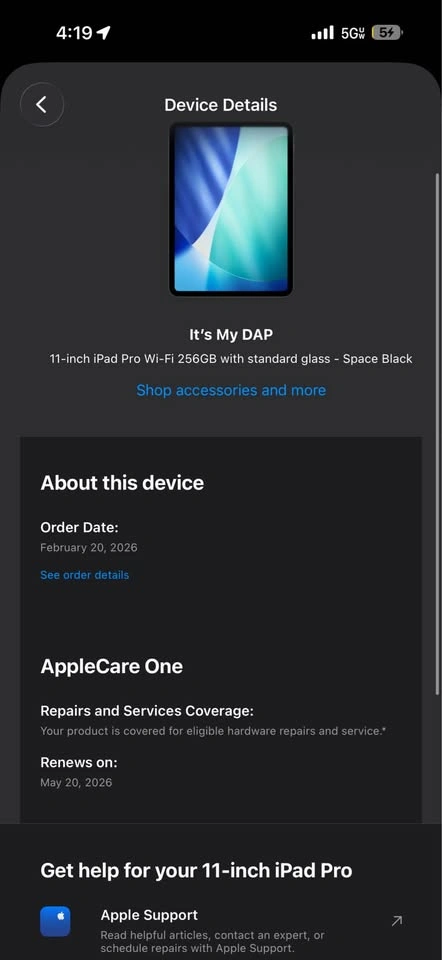 Apple iPad Pro 256GB w/applecare - photo 4