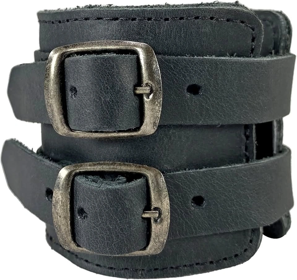 Genuine Leather Wrist Cuff with Pouch - BRAND NEW