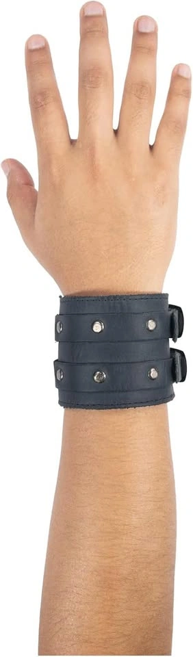 Genuine Leather Wrist Cuff with Pouch - BRAND NEW - photo 2