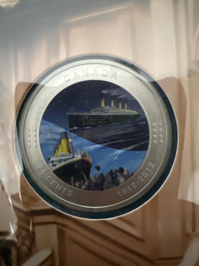 Titanic 100th Anniversary 25-Cent Coin