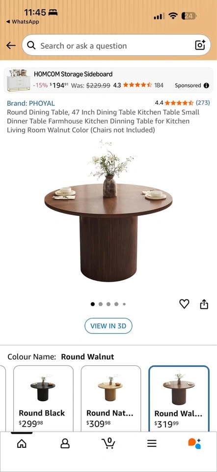 Round dining table new great condition - photo 5