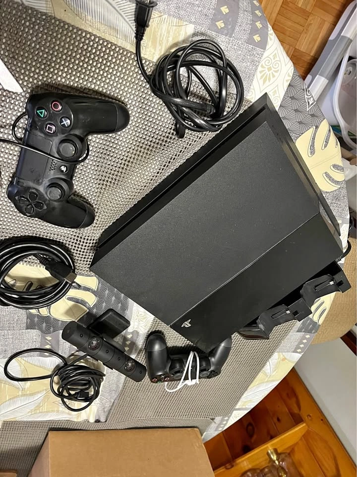 Ps4 with accessaries and game