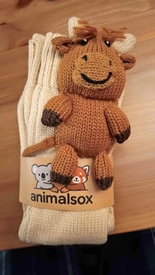 Highland cow socks
