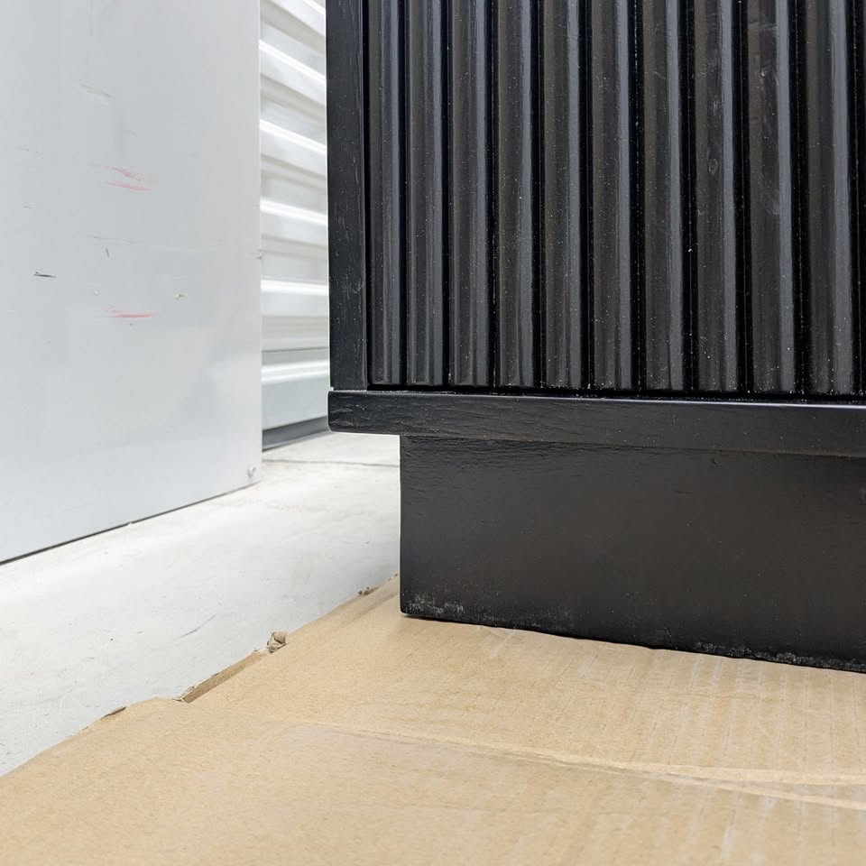 🖤 VAST Modern Black Sideboard Cabinet - photo 3