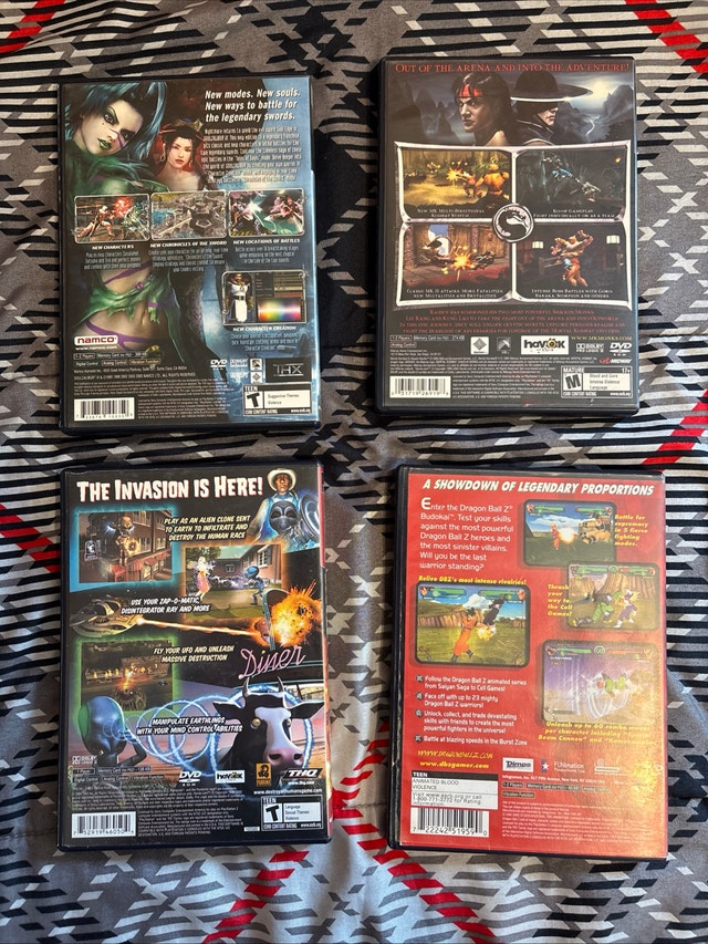 Lot Of 4 PlayStation 2 Games. MK Shaolin Monks, DBZ Budokai,More - photo 2
