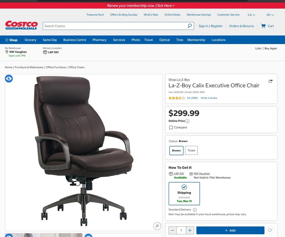 Open box - Office Chair - Leather - photo 4