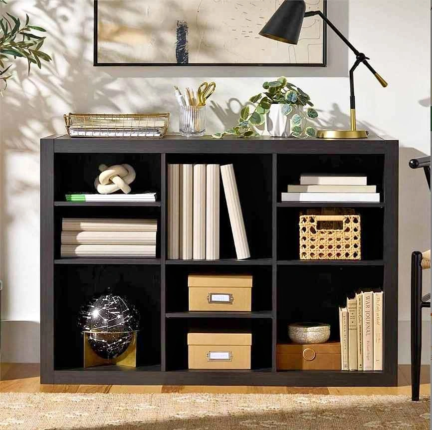 BH&G Springwood 6-Cube Organizer - Black