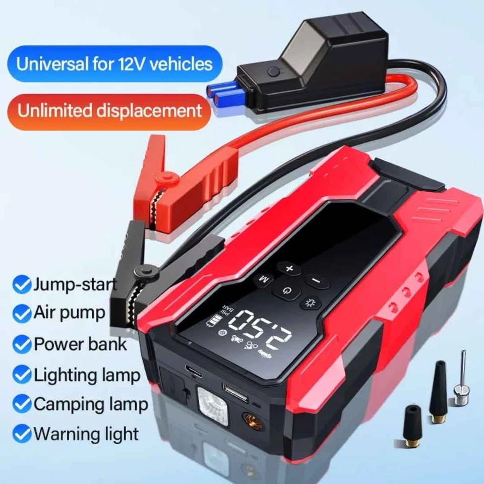 4000A 18000mAh Car Jump Starter & Tire Inflator - photo 4