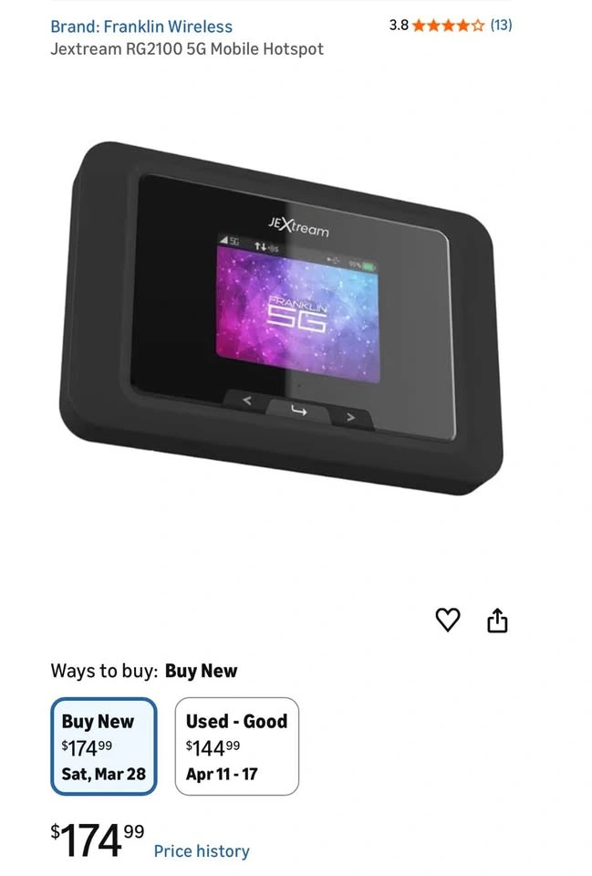 Jextream RG2100 5G Mobile Hotspot - photo 3