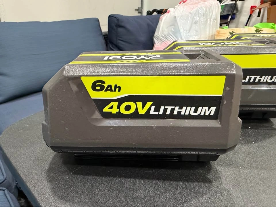 Ryobi 40V 6Ah Batteries - photo 2