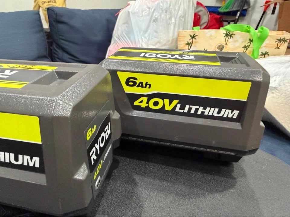 Ryobi 40V 6Ah Batteries - photo 5