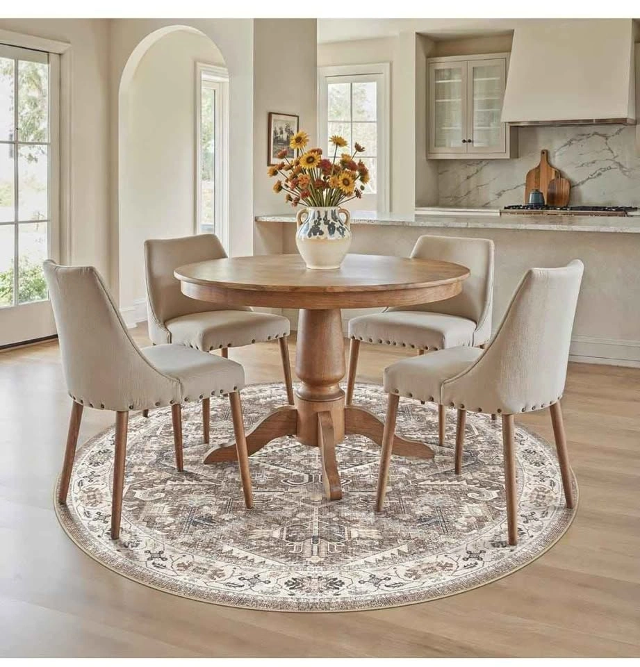 6x6 Round Area Rug for Living Room - photo 3