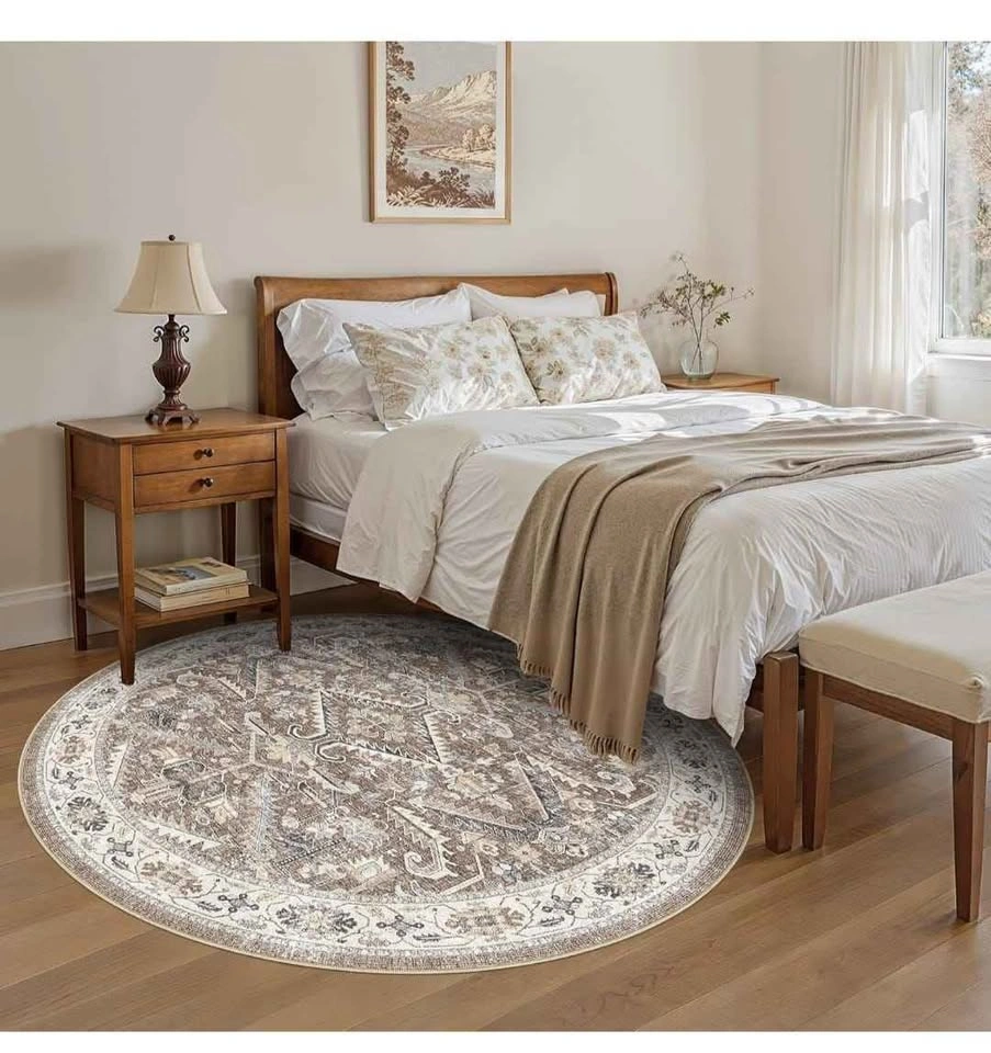 6x6 Round Area Rug for Living Room - photo 5