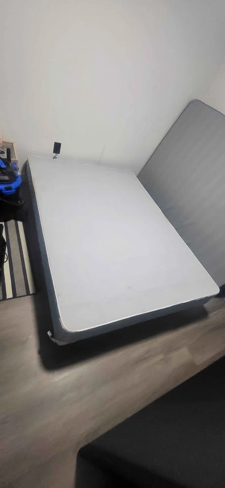 Double Mattress, Box Spring, and Metal Frame Base - photo 2