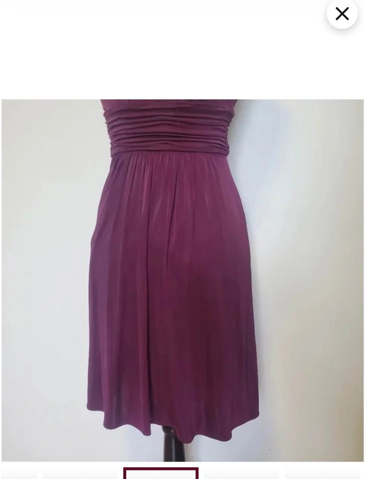 Like New BCBG Max Azaria mini Dress purple - photo 4