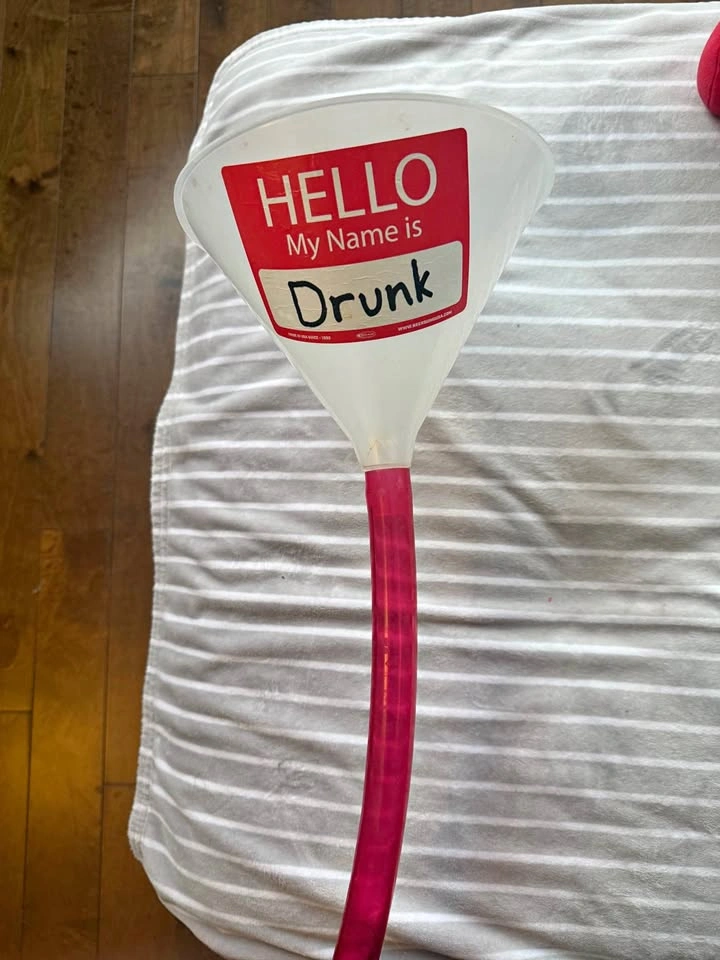 Funny beer bong