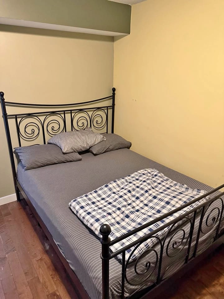 Comforpedic Queen Mattress and IKEA Bedframe