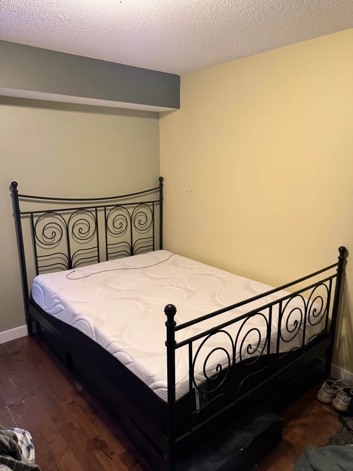 Comforpedic Queen Mattress and IKEA Bedframe - photo 2