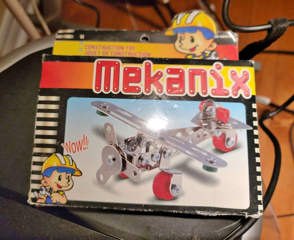 Mekanix Metal Construction Toy Airplane Building Kit