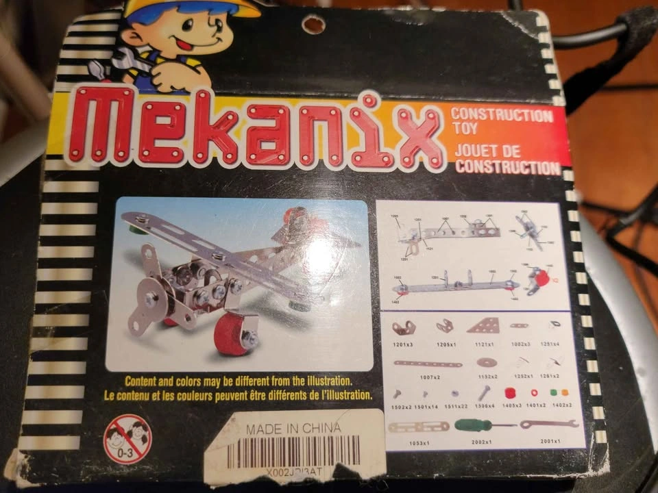 Mekanix Metal Construction Toy Airplane Building Kit - photo 2