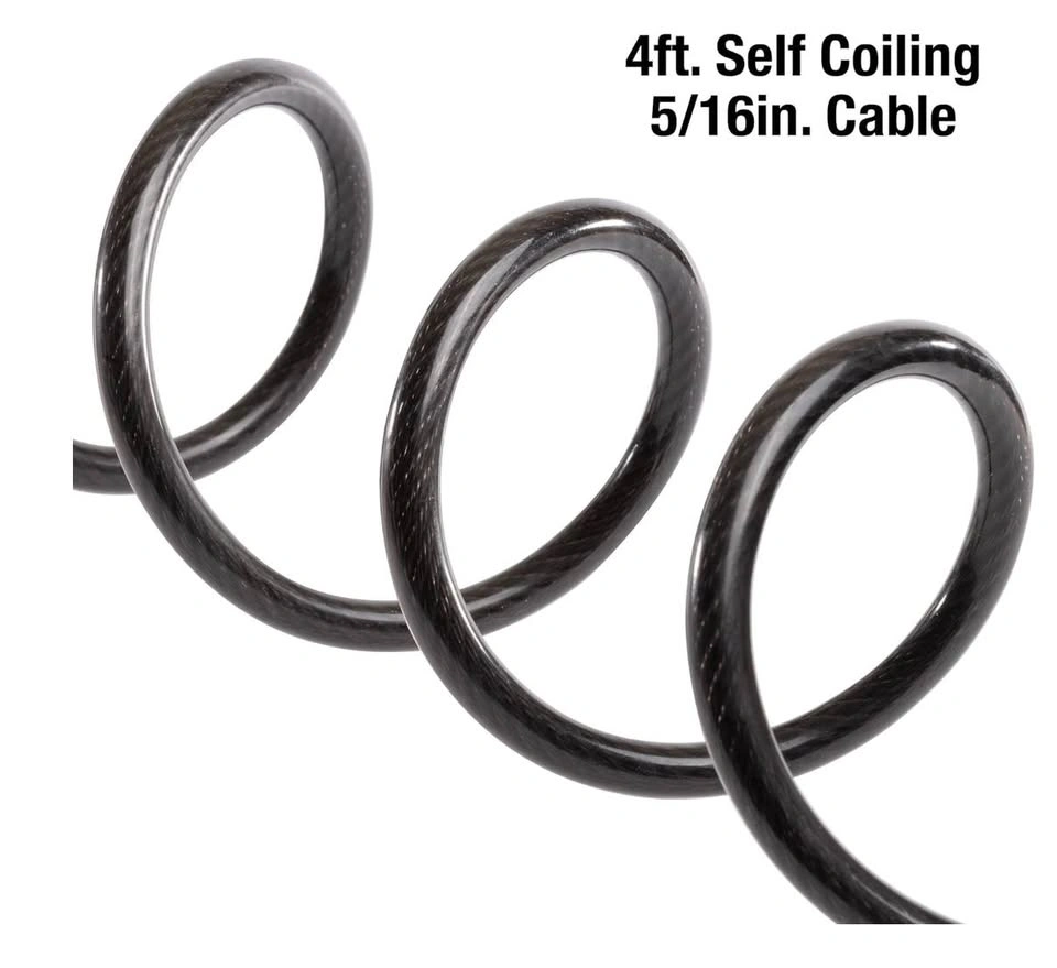 Brand New | Bike Lock Cable with Combination, Black - photo 5