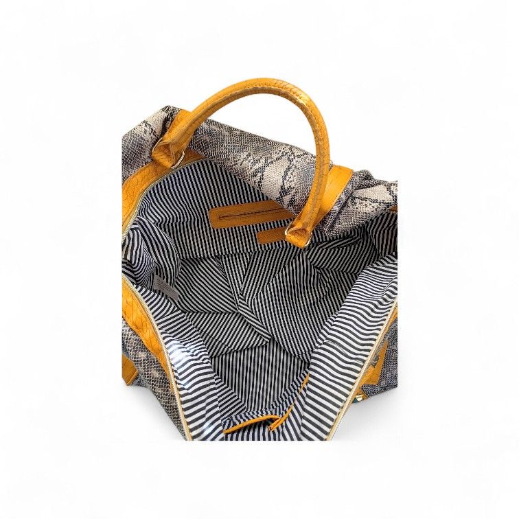 Steve Madden Vintage Duffle Bag - Snakeskin Print  $26/OBO - photo 3