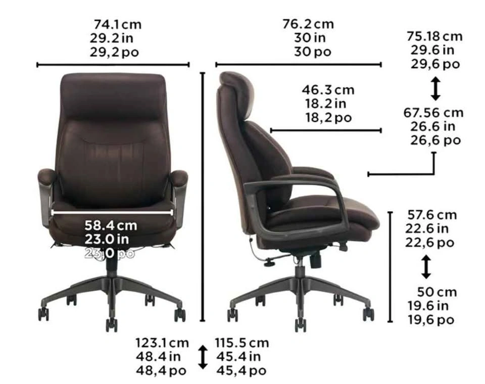 Comfy Brown Executive Office Chair - photo 2