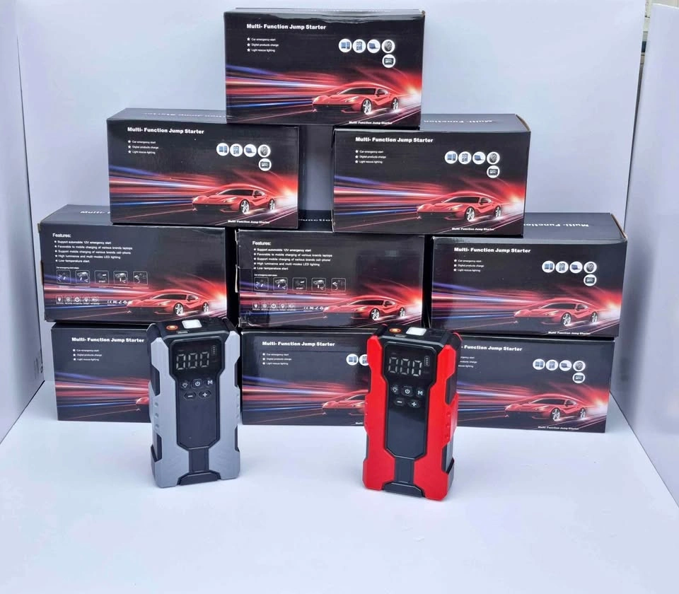 Portable Car Jump Starter w/ Air Compressor & Power Bank