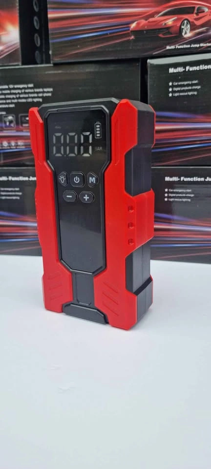 Portable Car Jump Starter w/ Air Compressor & Power Bank - photo 2