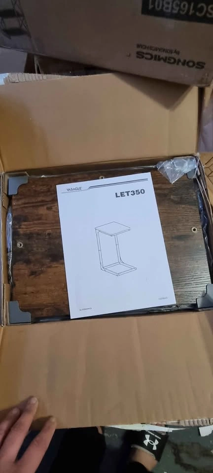 VASAGLE C-Shaped End Table - photo 4