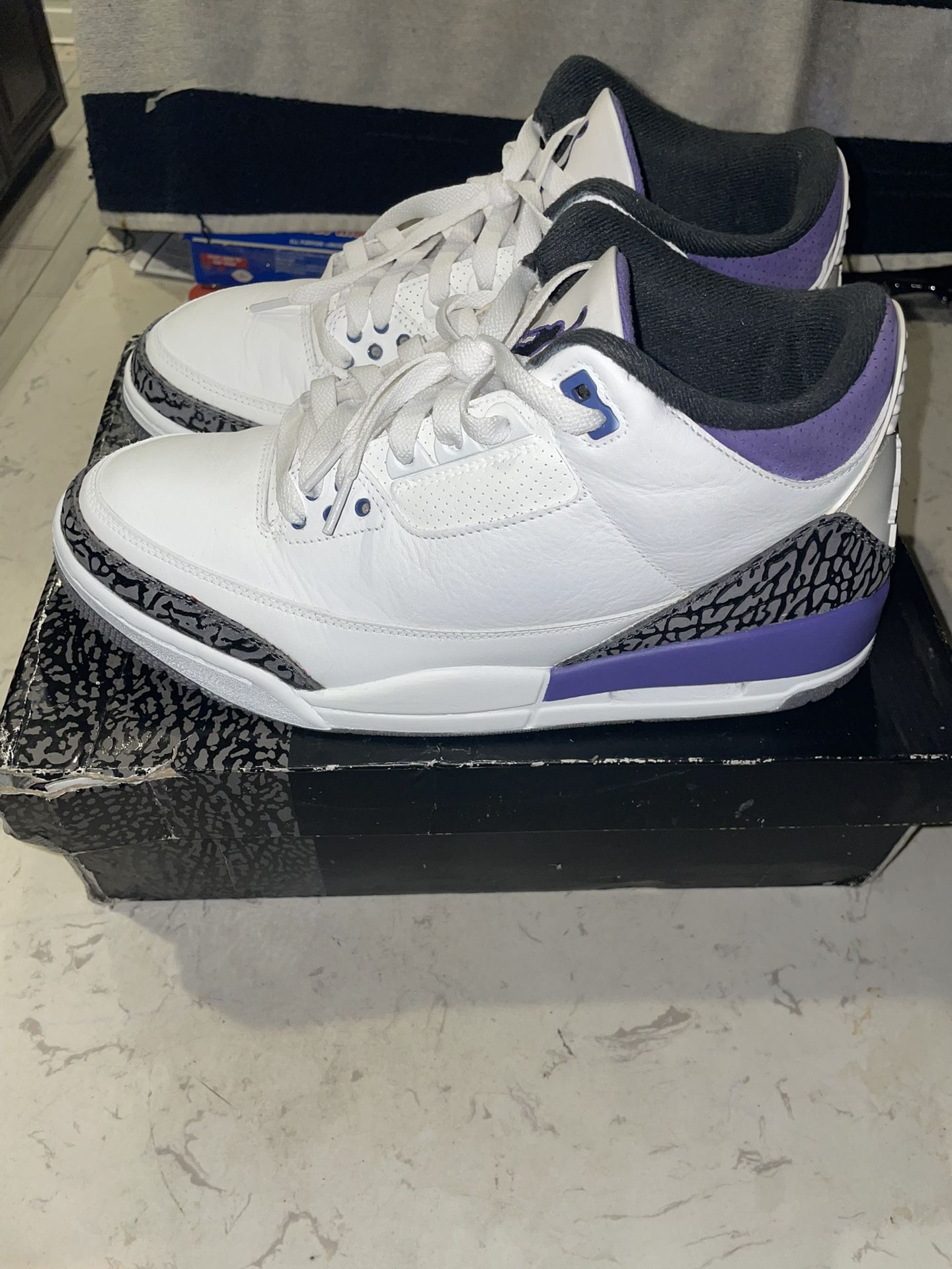 Jordan 3 Dark Iris - photo 3