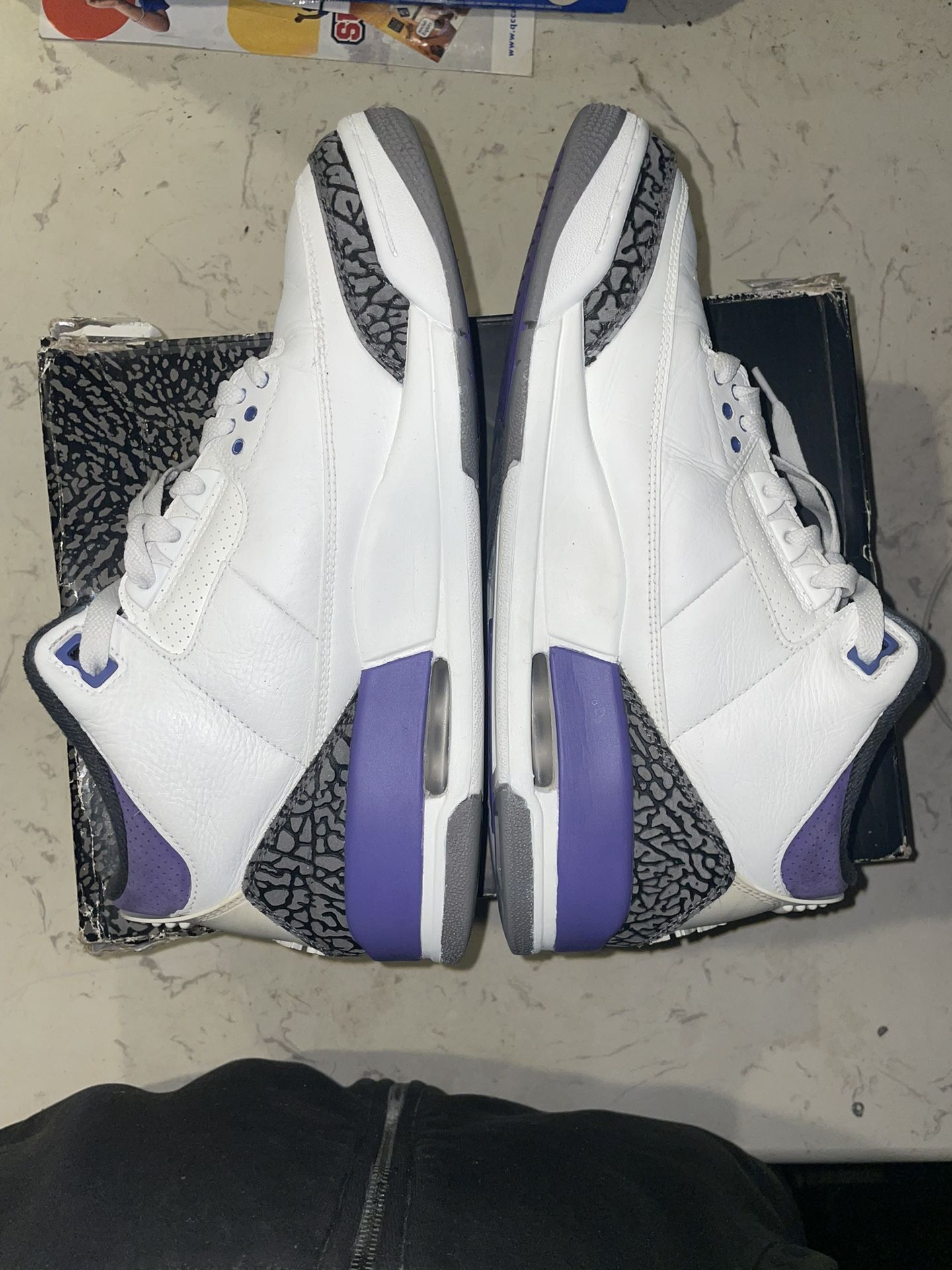 Jordan 3 Dark Iris - photo 4