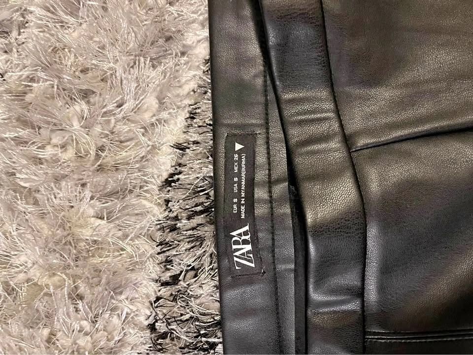 Faux Leather Pants by Zara
