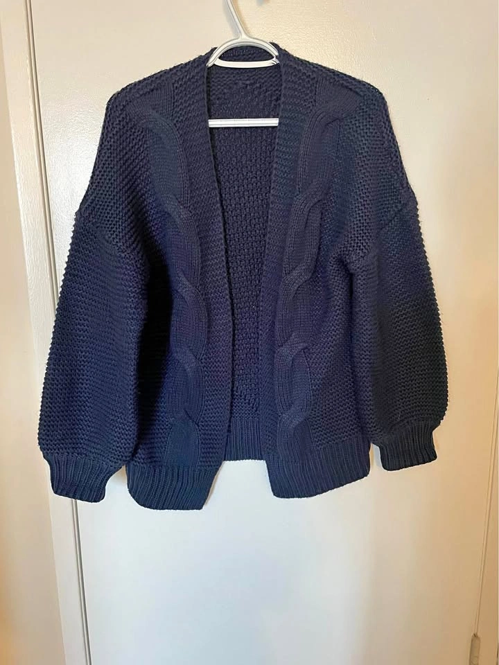 Navy Blue Cardigan