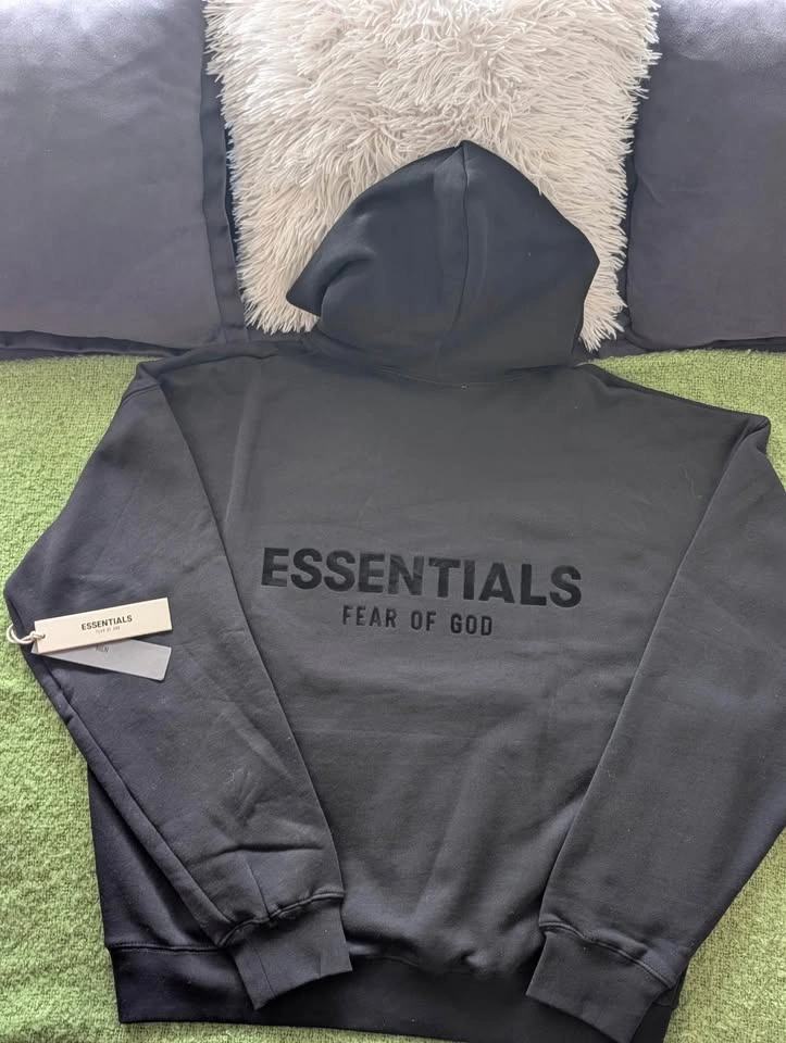 Essentials hoodie black size small - photo 3