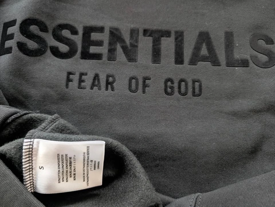 Essentials hoodie black size small - photo 4