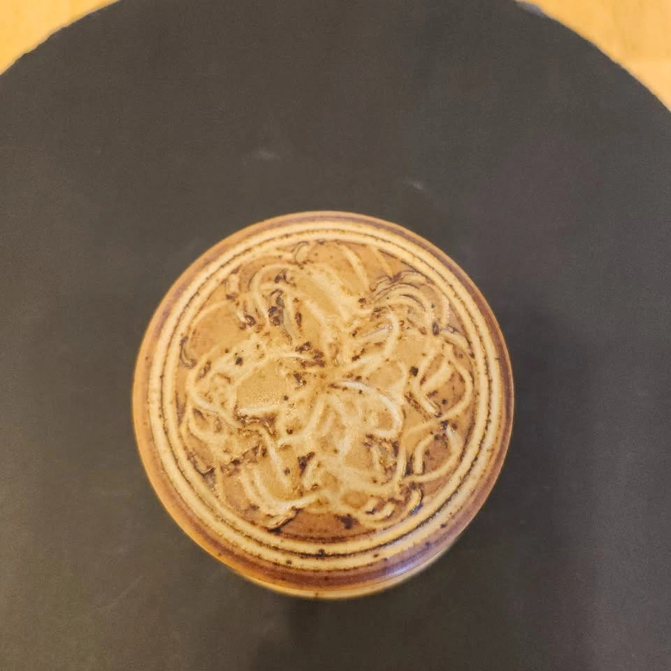 Hand Crafted Clay Pot With Lid, Decor - photo 2