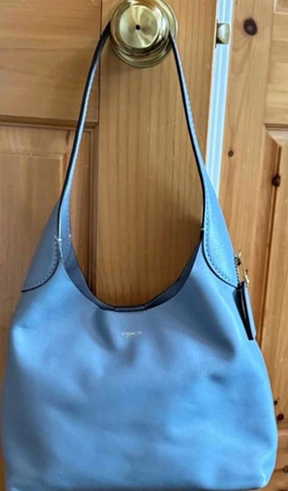 Coach Brooklyn 28 Shoulder Bag – Burbell (Light Blue)