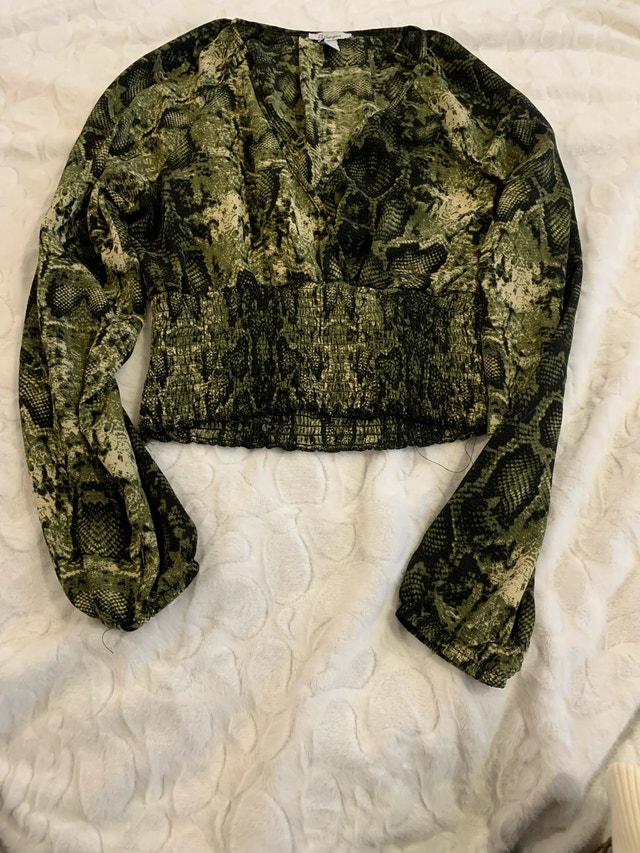 Garage Women Snakeskin Blouse - photo 2