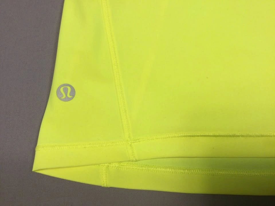 Lululemon Neon Yellow Athletic Tank Top Size 16 - photo 4